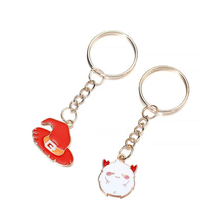 20/50Pcs Key Ring Key Chain Round Split Keyfob Keyrings with Jump Ring for DIY Keychain Pendants Jewelry Making Accessories
