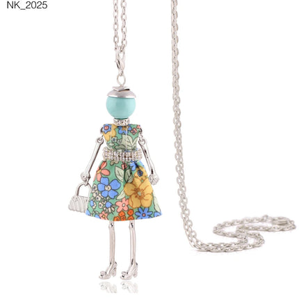 Cute Women Necklace Statement Lady Charm Long Trendy Necklace 2026 New Fashion Female Big Pendant Lovely Jewelry Gift Wholesale