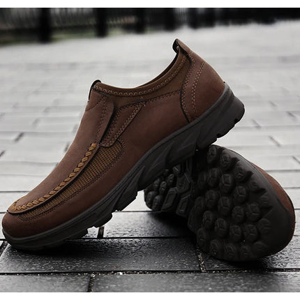 Men Casual Shoes Breathable Loafers Sneakers 2023 New Fashion Comfortable Flat Handmade Retro Leisure Loafers Shoes Men Shoes