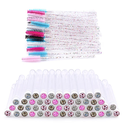 New Reusable Eyelash Brush Tube for Eyelash Extension Replaceable Eyebrow Brush Applicator Lash Mascara Wands Makeup Tools