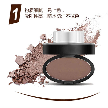 Natural Arched Eyebrow Powder Stamp Quick Makeup Brow Stamps Waterproof Powder Palette for Eyebrows Eye Brow Tint Makeup Tools