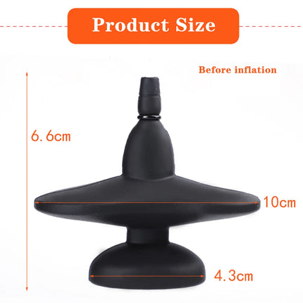 Inflatable Silicone Penis/Ball Gag Oral Dildo Open Mouth Plug Expandable Pump Big Anal Butt Plug Vibrator BDSM Flirt Sex Tools
