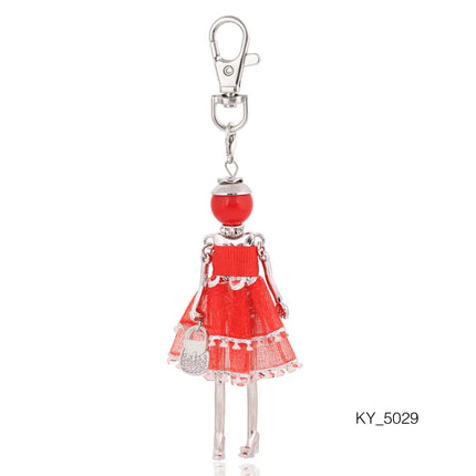 Fashion Women Keychain New Statement Charm Metal Key Chain for Lady Jewelry  Gift Female Trendy Bag Pendant Wholesale
