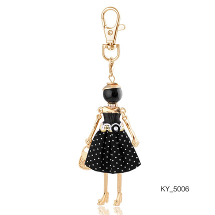Fashion Women Keychain New Statement Charm Metal Key Chain for Lady Jewelry  Gift Female Trendy Bag Pendant Wholesale