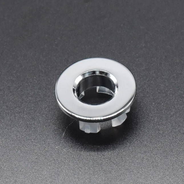 Overflow Hole Decorative Cover Copper 1Pcs Sink Hole Round Overflow Cover Insert Black Basin Sink Bathroom Faucet Insert Ring