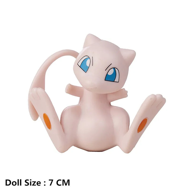 3-13Cm New Pokemon Cartoons Movie Anime Figure Pikachu Mewtwo Gurado Blastoise Collection Action Figure Model Toys Gifts