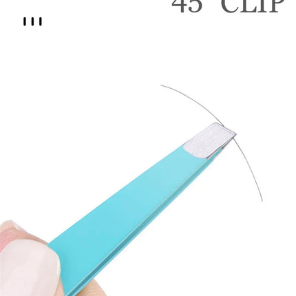 1pc Stainless Steel Eyebrow Tweezer Face Hair Removal Tweezers Colorful Makeup Eyelash Tweezer Eye Brow Clips Makeup Tools