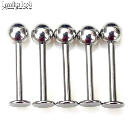45/90Pcs Mixed Styles Stainless Steel Eyebrow Navel Belly Lip Tongue Nose Piercing Bar Ring Labret Barbell Tunnel Body Jewelry