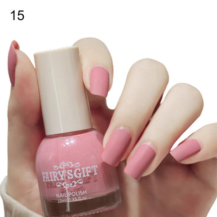 10ml Matte Nail Polish Convenient Water Proof Dry Quickly Resin Matte Set Nail Supplies for Professionals