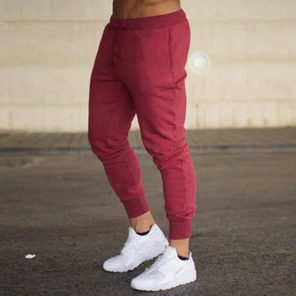 New Winter Men's Sweatpants Korean Fashion Thick Warm Wide Leg Straight Loose Track Pants Male Casual Thermal Velvet Trousers