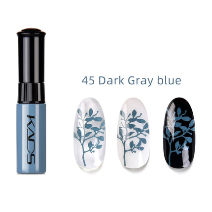 KADS Nail Polish Stamping Nail Art Lacquer 1Bottle/LOT Lacquer Nail Stamping Polish 47 Color Optional Template polish