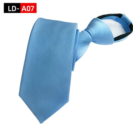 Men's Ties: Black Zipper Tie, Pre-tied Bow Tie, Women's Green Navy Blue Red Neckties, Classic 8cm Neckties for Men's Shirts, Zipper Cravat