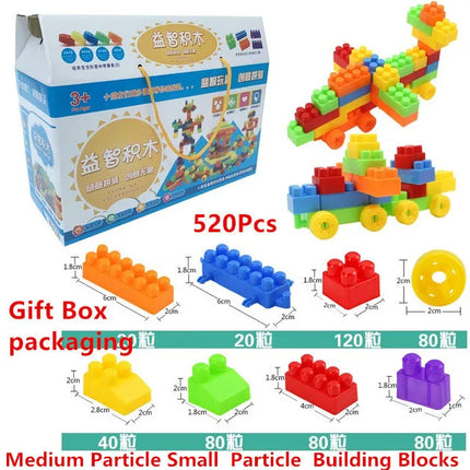 Hot toy toys For kids Inserting and assembling Large particle Building Blocks educational toys DIY Constructor toys For children
