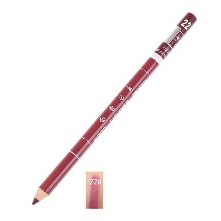 1PC Professional Wood Lip Liner Waterproof Lady Long Lasting Lip Liner Pencil Makeup Women's Long Lasting Cosmetic Beauty Tool