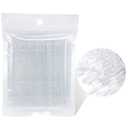 50/100PCS Disposable Eyelash Cleaning Brush Lip Brushes Micro Cotton Swab Eyelash Extension Individual Lash Removing Makeup Tool