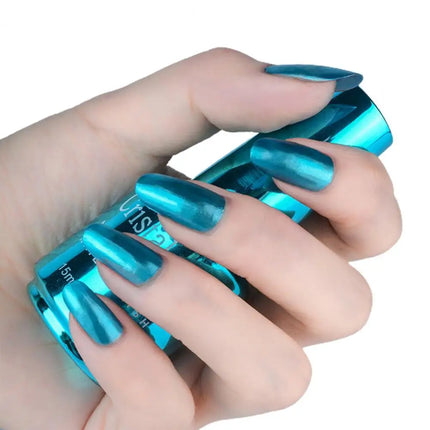 20ml Nail Polish Metallic Mirror Effect Lasting Nail Decor Quick Drying Nail Art Polish Makeup Tool