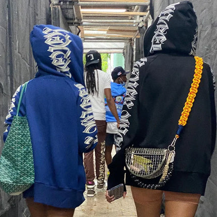 2025 Zipper Letter Print Baddie Clothes Women Hooddies Casual Streetwear Athleisure Sporty Tops Cyber Ghetto Sweatshirts New
