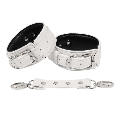 7 Colors PU Leather Sexy Handcuffs Black Restraints Foot Cuffs Bdsm Sex Toys for Couples Bondage Erotic Womens Adult games