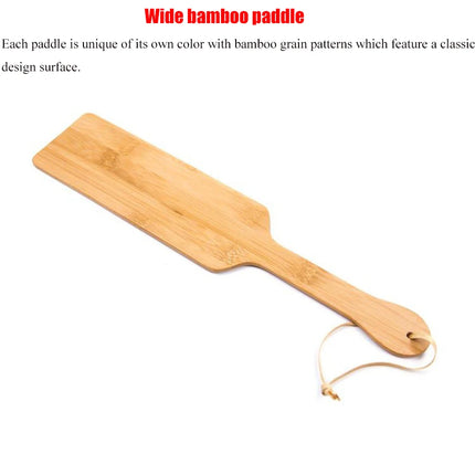 Bamboo Spanking Paddle,Sex Toys For Couples, Bdsm Bondage Sex Whip Flogger For Woman Men,Adult Games