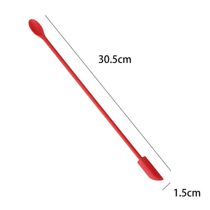 Silicone Batter Spatula Tools Lengthen Mini Soft Jar Cake Cream Jam Scrapers Makeup Spatulas Butter Knife Kitchen Accessories