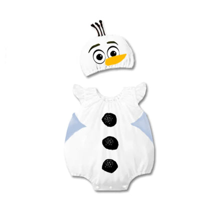 New Cartoon Baby Boys Girls Costume Newborn Mickey Minne Kids Baby Jumpsuit Mickey Stitch Donald Duck Summer Newborn Jumpsuit