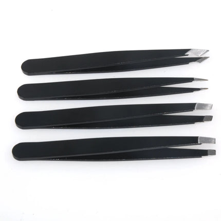 1.5mm Thickness Stainless Steel Tweezers Anti-static Maintenance Electronics Precision Tweezers for Eyebrow DIY Repair Tools