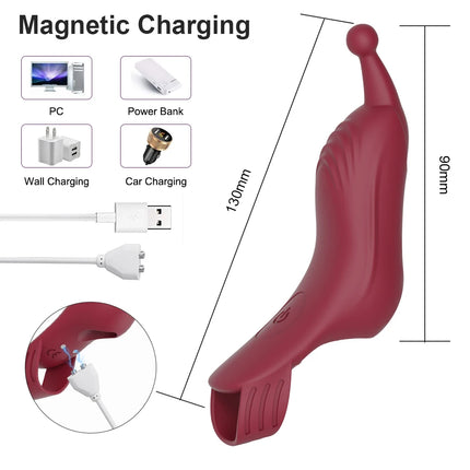 Finger Vibrator Clitoris G Spot Stimulator Massager Female Erotic Toys Adult Supplies Lesbian Couples Sex Toys for Woman 18+