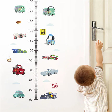Disney Cartoon Cars Lighting McQueen 3D Wall Sticke s For Kids Room Home Bedroom PVC Decor Cartoon Movie Mural Art Decals