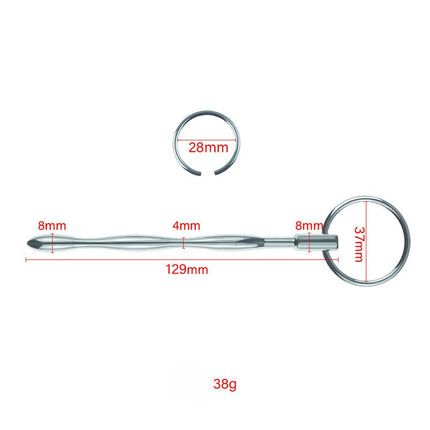 Penis Plug Male Urethral Dilator Metal Urethral Lock Catheter Sounding Chastity Bondage Adult Products Sex Toys for Men