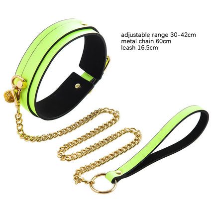 Thierry 3 PCS Luminous Erotic Sex Toys For Couples Adult Game BDSM Sex Kits Bondage Set Handcuffs ankle cuffs Collar Fetish toy