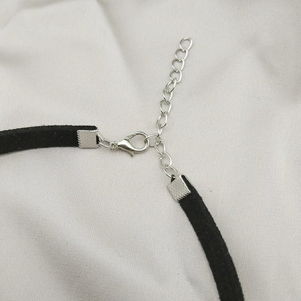 Rhinestone Letter DADDY QUEEN Personalized Custom Name Necklace for Women Fashion Leather Choker Collar DIY Cosplay Jewelry Gift