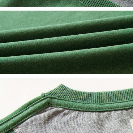 Men's Cotton Solid Color T-Shirt Men Casual O-Neck Basic T-Shirt Male High Quality Classic Tops