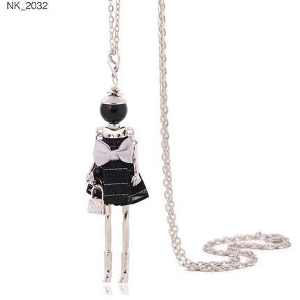 Cute Women Necklace Statement Lady Charm Long Trendy Necklace 2026 New Fashion Female Big Pendant Lovely Jewelry Gift Wholesale