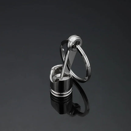 Creative Gear Head Keychain Speed Gearbox Keyring For Car Key Turbo Hub Brake Disc Pendant Shock Absorber Keys Holder Chain Ring