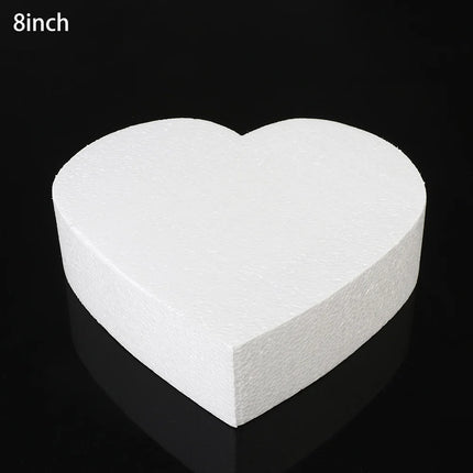 Cake Foam Mould Polystyrene Flower Decor Cake Dummy Practice Sugarcraft Lightweight Party DIY Decorations 4/6/8 Inch