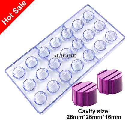 Beginner-Friendly 3D Polycarbonate Chocolate Mold, Easy-Release Sphere Mold for Chocolate Bombs & Bars