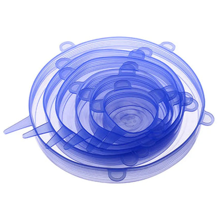 Silicone Cover Stretch Lids Reusable Durable and Expendable Lids Silicone Covers for Fresh Food Leftovers Keep Food Fresh