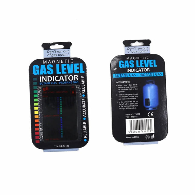 New Magnetic Gas Cylinder Tool Gas Tank Level Indicator Propane Butane LPG Fuel Gauge Caravan Bottle Butane Temperature Meter