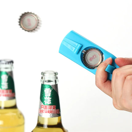 Cap Gun Beer Bottle Opener Flying Cap Launcher Shooter Party Bar Tool Gift Abridor De Garrafa Drinking Game Kitchen Tool Gadgets