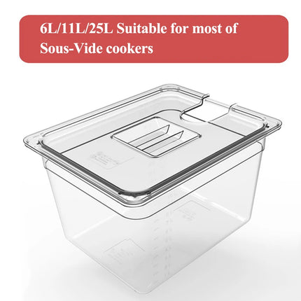 Sous Vide Container 6L-11L / Bac Sous Vide Cuisson Lente