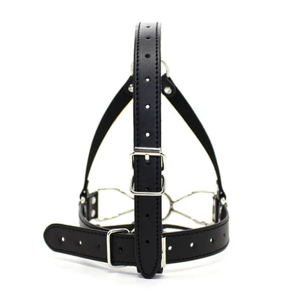 Manyjoy Mouth Gag Head Harness Restraints Tools Spider Shape Metal O Ring Mouth Gag Bondage Erotic Sex Toys Adult Games  BDSM