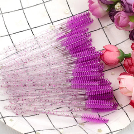 SHIDISHANGPIN 5/25/50 Pc Eyelash Brushes Makeup Brushes Mascara Wands Applicator Spoolers Eye Lashes Cosmetic Brush Makeup Tools