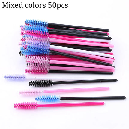 Disposable Eyebrow Mascara Brush 50pcs / Brosse Sourcils Mascara Jetable
