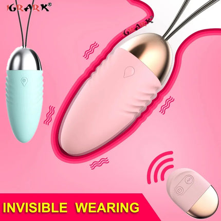 Silicone Vibrating Egg Wireless Remote Control Bullet Vibrators Vaginal Masturbation G Spot Stimulate Massage Sex Toys for Women