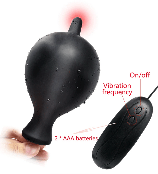 Gonflable Silicone Pénis/Bâillon Orale Godemichet Bouche Ouverte Bouchon Pompe Extensible Gros Anale Plaisir Plug Vibrateur BDSM Flirt Jouets Sexuels