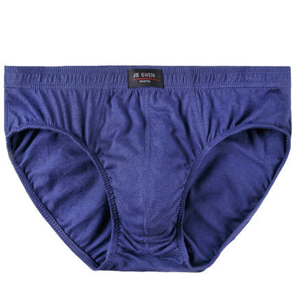 100% Cotton Briefs Mens Comfortable Underpants Man Underwear M/L/XL/2XL/3XL/4XL/5XL 5pcs/Lot Free & Drop Shipping