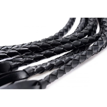80CM Long Leather Hand-Knitted 8Tails Whip BDSM Fetish Flogger Adult Erotic Toys For Couples Slave SM Queen Master Spank