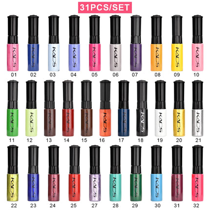 47/41/31/20/10pcs Nail Stamping Polish 7ml Black White Gold Colorful Nail Polish Varnish Art Printing Polish Kit for Template