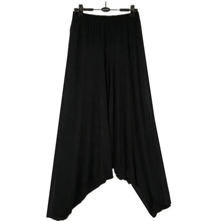 14 colors Plus size men's loose casual cotton cross pants, M-5XL Aladdin Lantern Wide Leg Trousers hip hop dancing Harem Pants