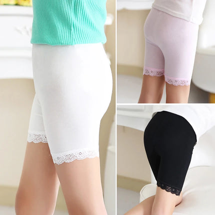 3-15Y girls spring summer calf-length leggings short Candy Color pants girls' knee-length cotton pants